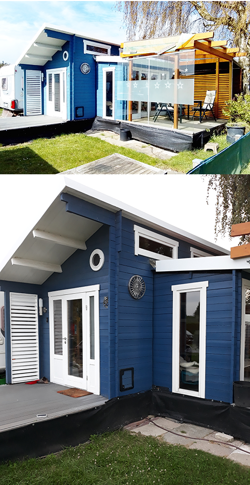 Nachhaltiges Tiny House mit Slide-Out und exklusiver Holzfassade